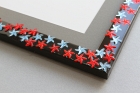 Starfish, black frame resin detail