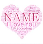 Mom or Valentines, Word Cloud