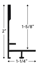 This moulding is neat, modern, and will last a life-time. Fits perfectly artworks with 1-1/2" depth and has a built in 1/2" reveal for easy installation.
<br>
Available in Black and white powder coated finish that is scratch and water resistant. A timeless choice to finish and complement every art piece.