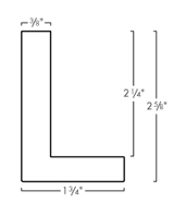 This extra tall, L-shaped floating contemporary canvas frame in espresso features a thin flat face.

*Note: These solid wood, custom canvas floaters are for stretched canvas prints and paintings, and raised wood panels.