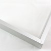 Tall, yet slim 7/16 " metal frame with a hooked profile. This moulding is white silver with a slight brushed texture. It reflects diluted light.
Nielsen n117-02 Profile