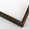 Tall, yet slim 7/16 " metal frame with a hooked profile. This moulding is dark, espresso brown with a slight brushed texture. It reflects diluted light.
Nielsen n117-19 Profile