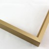 Tall, yet slim 7/16 " metal frame with a hooked profile. This moulding is rose gold with a slight brushed texture. It reflects diluted light.
Nielsen n117-23 Profile