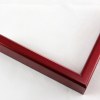 Profile 21 Merlot color is a slightly curved top profile offering simplicity and elegance.
Profile 21 has 1-1/8 " deep sides, and will hold artwork, mats, backing, and glazing up to a total of 5/8 ".
Nielsen Aluminum Moulding N21-250